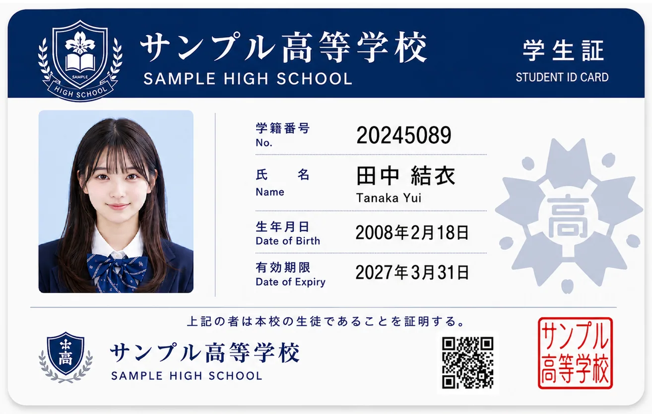 学生証・生徒証