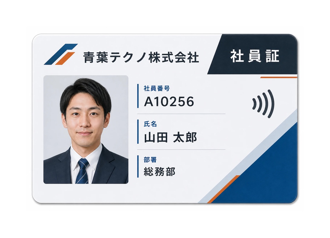 社員証・職員証の制作イメージ